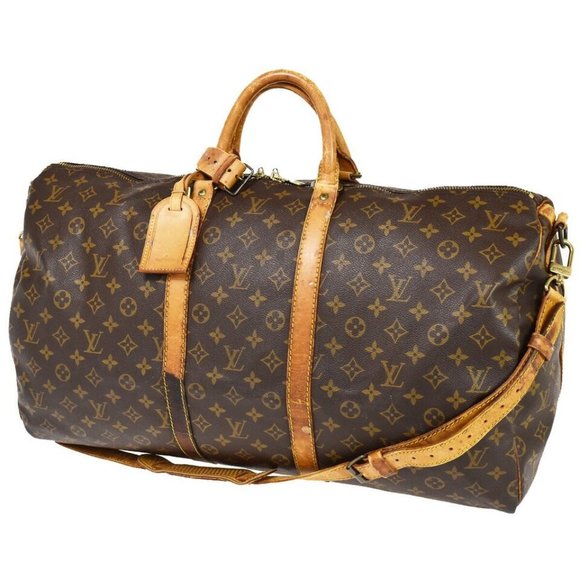 LOUIS VUITTON Keepall Bandouliere 55 2Way Hand Bag Monogram BN - Picture 1 of 16